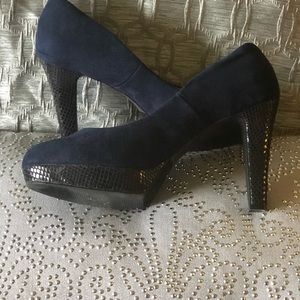 Cato Heels/Snakeskin platform